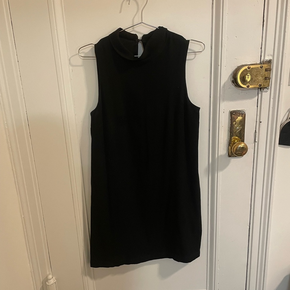 Forever 21 Black Turtleneck Sleeveless Dress size small